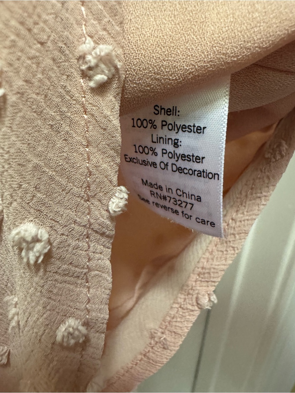 SO Blush Lace-Trim Swiss Dot Camisole - Picture 3 of 6